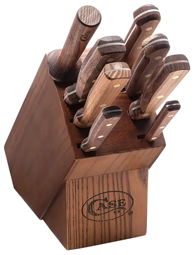 Case Cutlery 10249 Tru Sharp SS Walnut Handle Set - Case Cutlery