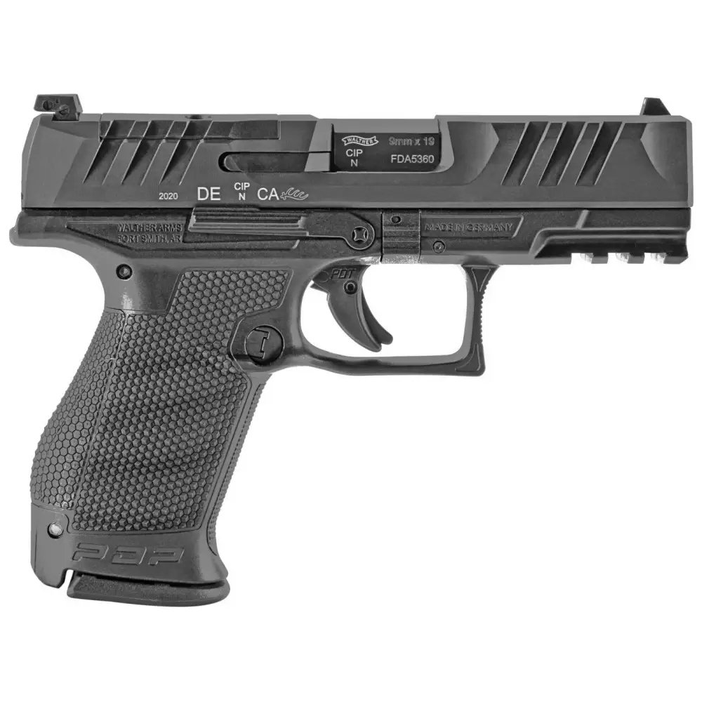 Walther PDP Compact 9mm Luger 4 in Black Steel 10 Round Polymer Frame