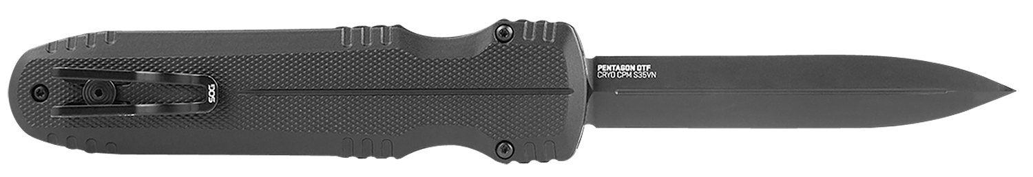 SOG Pentagon OTF Blackout 3.79 In Dbl Edge 15610157 - SOG