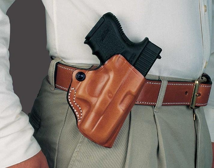 Buy DeSantis 019BA21Z0 Mini Scabbard Holster RH OWB Leather 1911 5" Black online