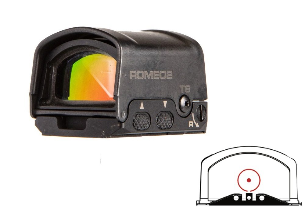 Sig Sauer Romeo2 Red Circle Dot Reflex Sight 1x30mm - Sig Sauer - 30 MM