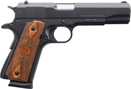 Buy Chiappa 1911 Field Grade Pistol 45 ACP 5 in. Black w/ Walnut Grips 8 rd. online