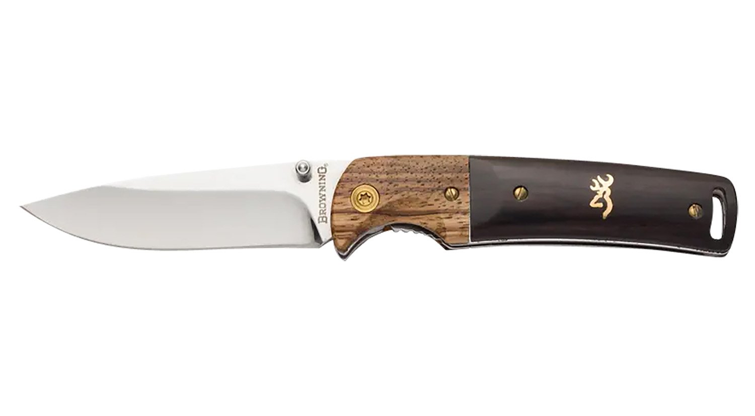 Browning Buckmark Hunter Drop Point Folding Knife 3.00 In - Browning