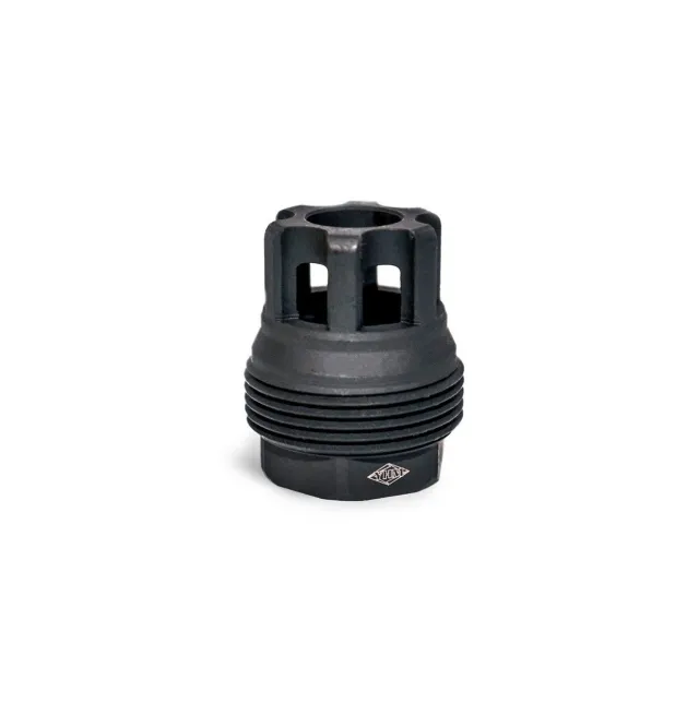 YHM sRx Mini Muzzle Brake QD 5/8-24 Black Phosphate 9mm - Yankee Hill Machine Co. - 30 Caliber | 7.62mm
