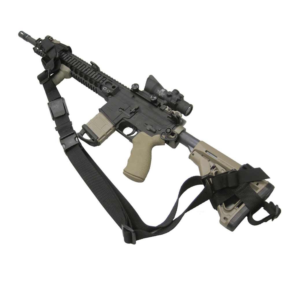 TacShield T6130BK PRS Hands Free Rifle Sling with QD Swivels Black - Military Armament Corporation