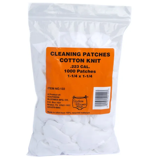 Southern Bloomer .223 Caliber Cleaning Patches 1000 Pack - Southern Bloomer - .223/5.56MM (CHAMBER)