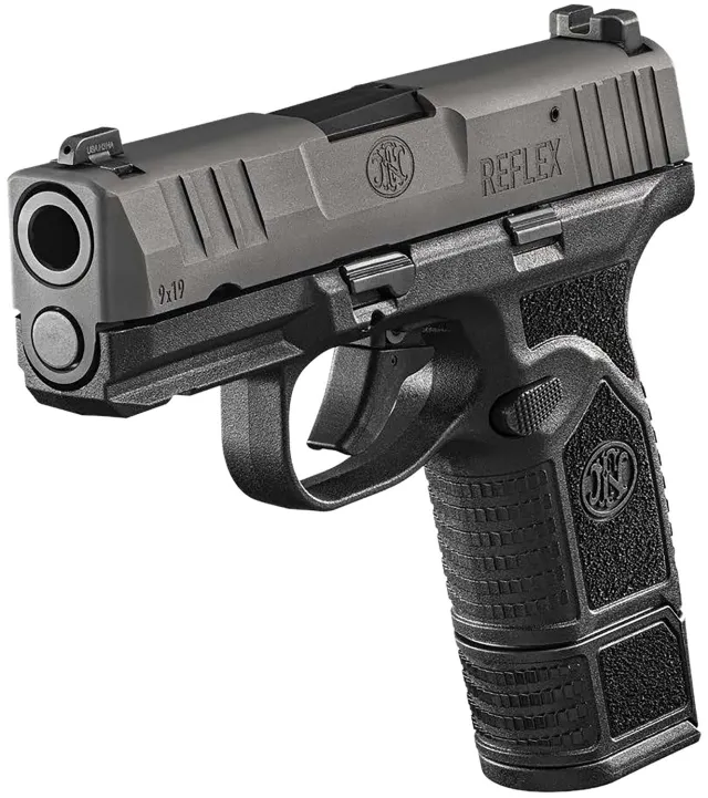 FN America REFLEX 3.30 In 10+1 Black PVD Micro-Compact Frame - FN America - 9mm