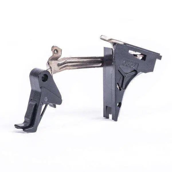 CMC Triggers 71502 Drop-In Black Flat Trigger for Glock 43/43X/48 9mm - CMC Triggers