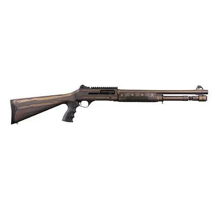 Panzer Arms M4 PAM4TSBBUSFC 12ga Semi Auto, 18.5" Barrel, 5rd, Black/Bronze - Panzer Arms - 12 Gauge