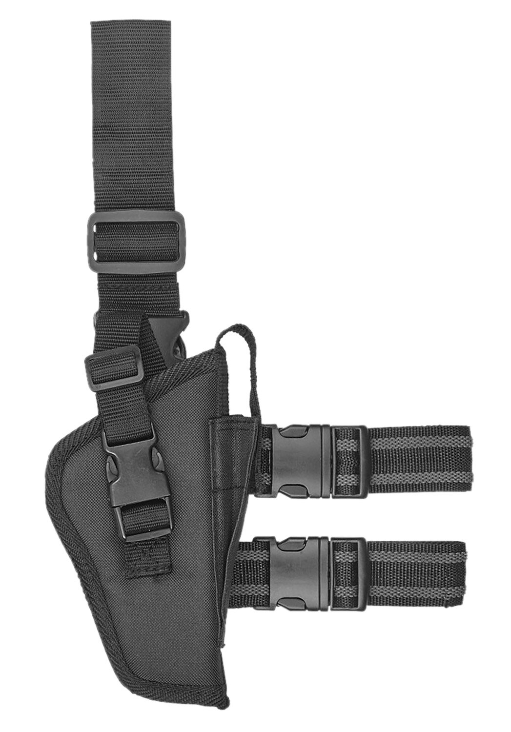 Buy Bulldog WTAC 7R Right Hand Black Tactical Leg Holster with Mag Pouch online