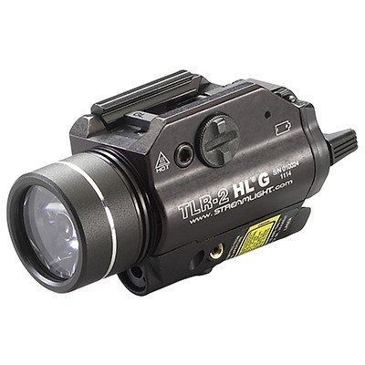 Streamlight 69265 TLR-2 HL G Gun Light 1000 Lumens LED Red Laser Black - Streamlight - 1,000 LUMENS