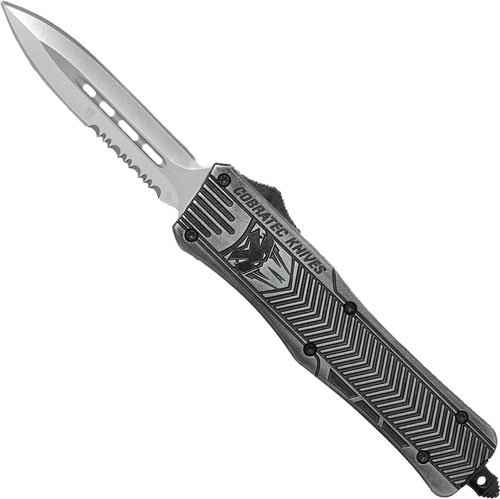 Buy Cobratec CTK1 OTF Stonewash 3" Serrated Dagger MSWCTK1MDAG1SS online