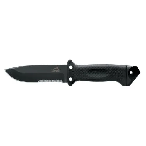 Gerber LMF III Infantry 22-41629 Serrated Fixed Blade Black - Gerber