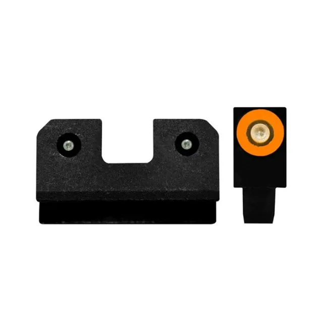 XS Sight Systems KB-R002P-6N R3D Night Sight Orange for Kimber K6 Revolver - XS Sight Systems - .38 Special, .357 Magnum