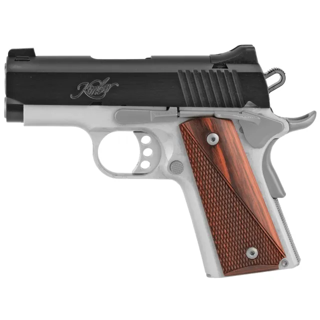 Kimber Ultra Carry II 45ACP Two-Tone Pistol Rosewood Grips 7rd 3in