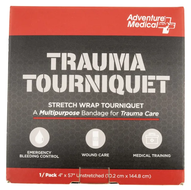 Buy Adventure Medical Kits 20640017 Trauma Tourniquet 4"x57" Black Rubber online