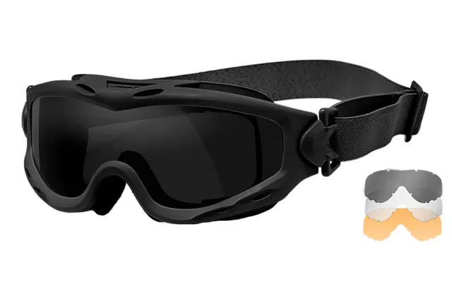 Buy Wiley X Spear SP293B Goggles Matte Black Frame Smoke Gray Lens online
