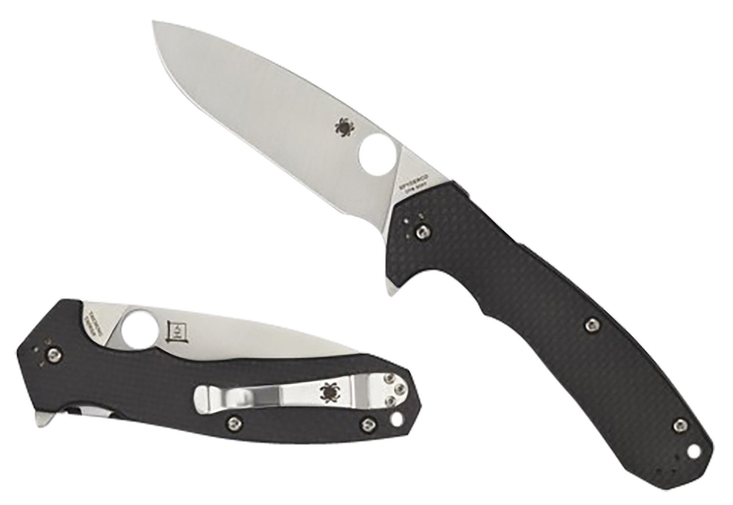 Spyderco Amalgam C234CFP 3.80 In S30V Carbon Fiber/G10 Scales - Spyderco