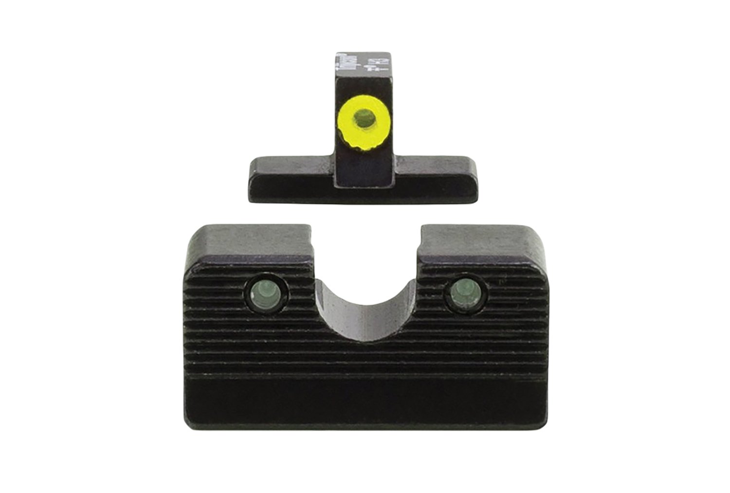 Trijicon 600999 HD XR Night Sight Set Green Tritium/Yellow Outline Front, Green Tritium Rear, Black Frame, Fits FN 509 - Trijicon