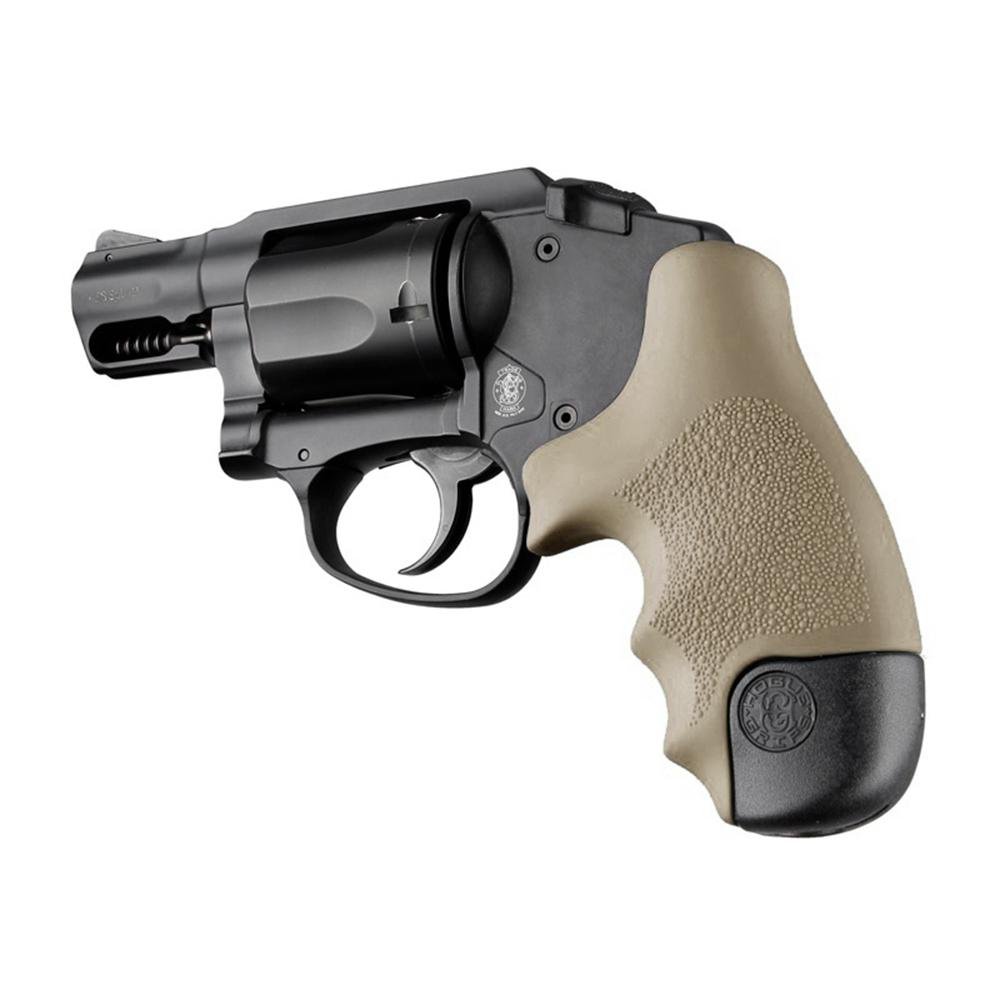 Hogue Tamer Grip Overmolded Rubber FDE for S&W J-Frame & M&P Bodyguard - Hogue Inc.