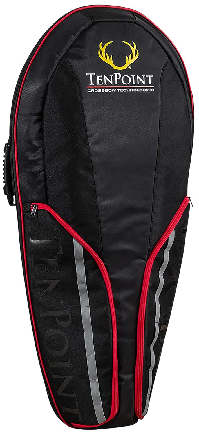 Tenpoint HCA20119 Narrow Soft Case Black/Red with Foam-Padded Interior - TenPoint
