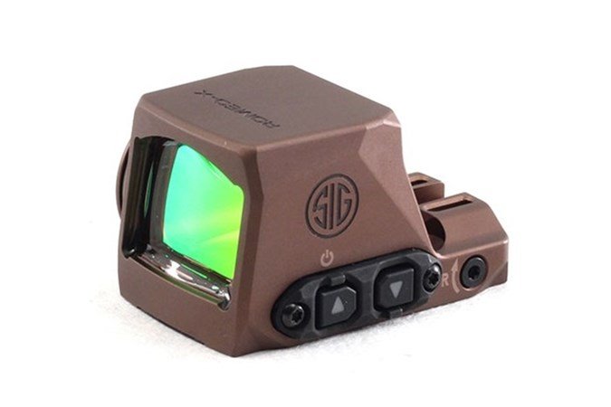 Sig Sauer Romeo-X 2MOA Circle Dot 24MM Flat Dark Earth RMSc Mount - Sig Sauer - 24MM