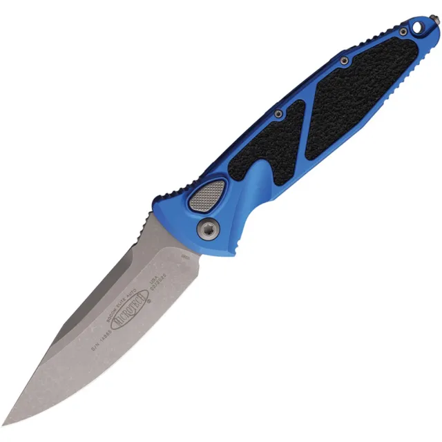 Microtech 160A-10APBL Socom Elite 3.98 In SE Apocalyptic Blue ALU HNDL - MICROTECH for sale at Iron and Lace