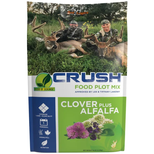 AniLogics 24012 CRUSH Clover Plus Alfalfa Blend 10 lbs High Protein Mix - Ani-Logics