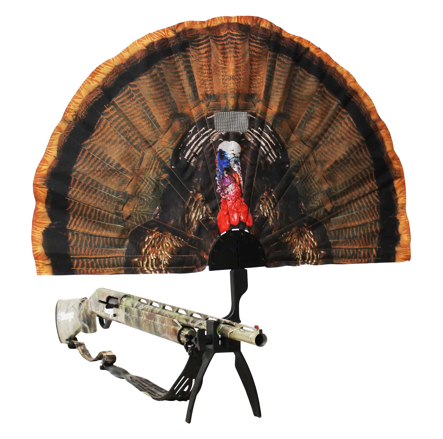 Mojo Outdoors Tail Chaser MAX Clamp-On Turkey Fan 10Ga-20Ga - Mojo Outdoors