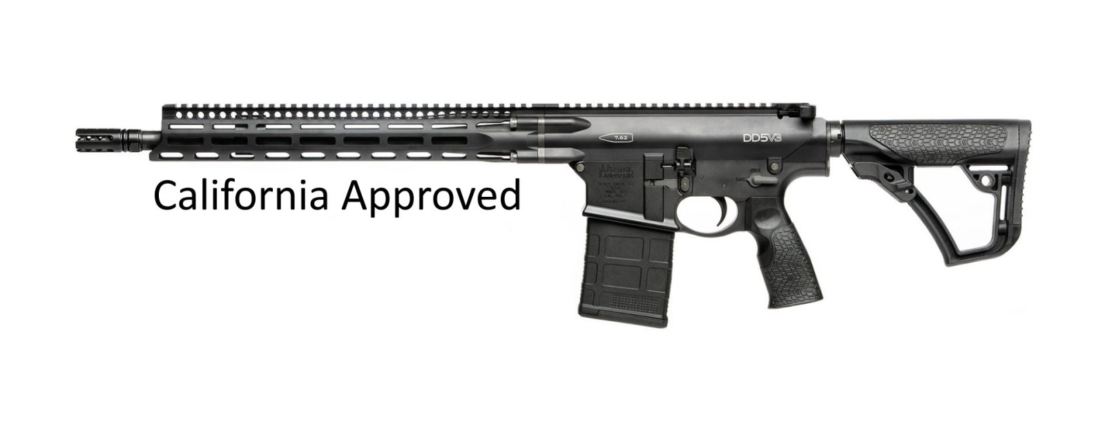 Daniel Defense 0215707258055 DD5 V3 CA 7.62x51mm 16" 10+1 Black Rifle - Daniel Defense - 7.62 x 51mm | 308 Win