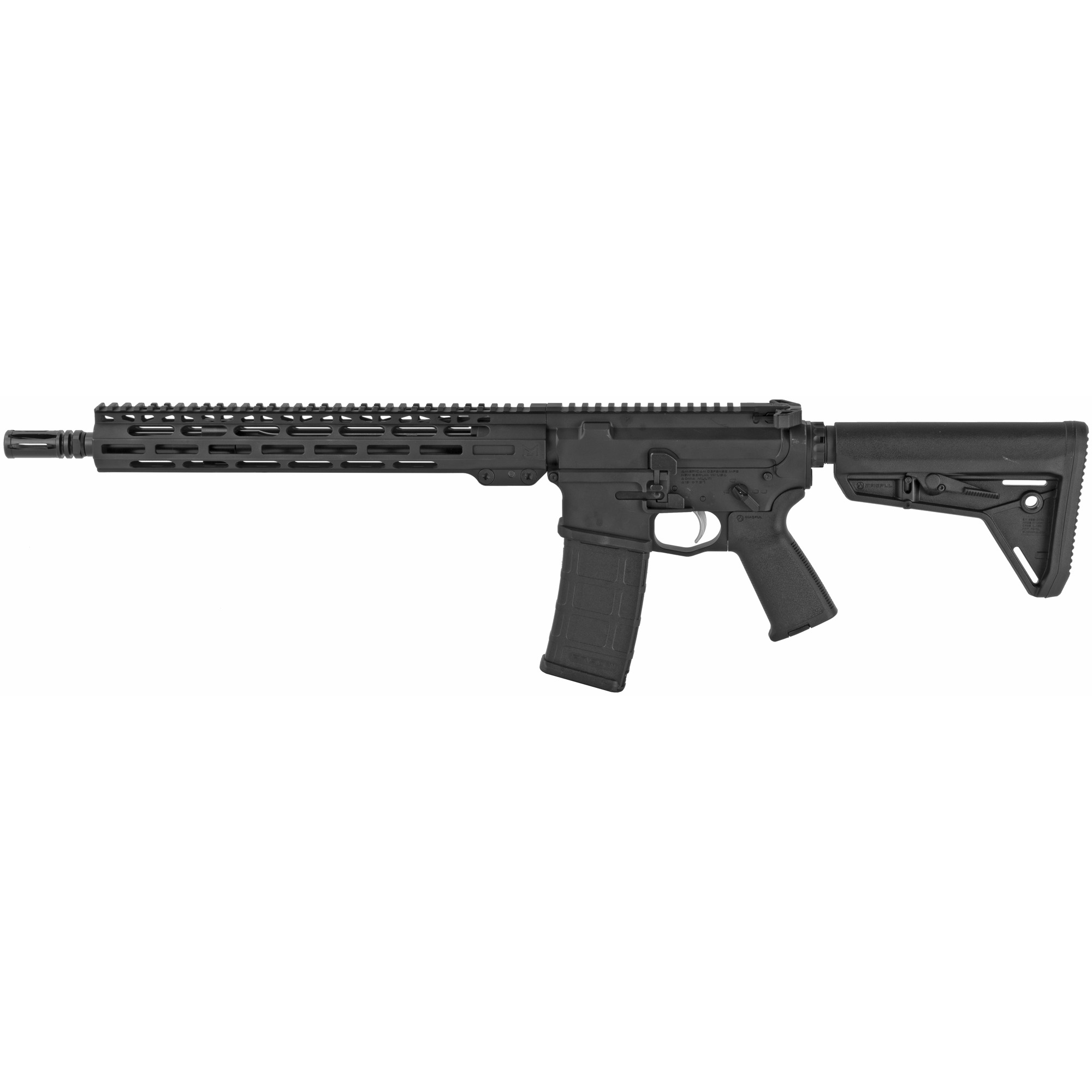 American Defense Mfg. ADM4 Semi-Automatic Rifle 223 Remington 14.5 in Black - American Tactical Imports - .223 Remington