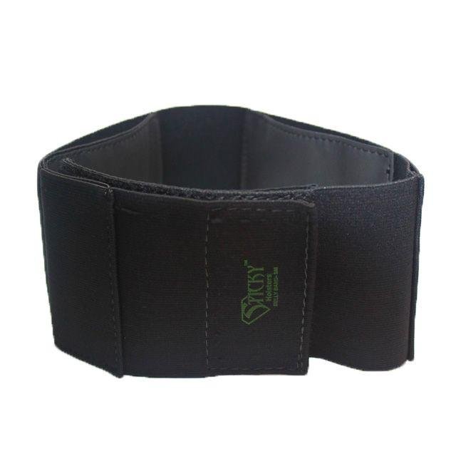 Sticky Holsters BB2X Belly Band XXL 43-65" Black Elastic 4 Pockets - Sticky Holsters