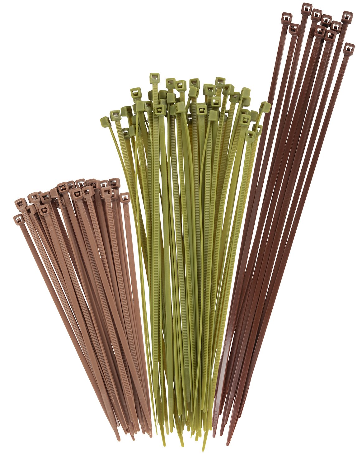 Vanish 15823 Hunting Blind Cable Ties Tan/Green/Brown Nylon 100 PK - Allen Company