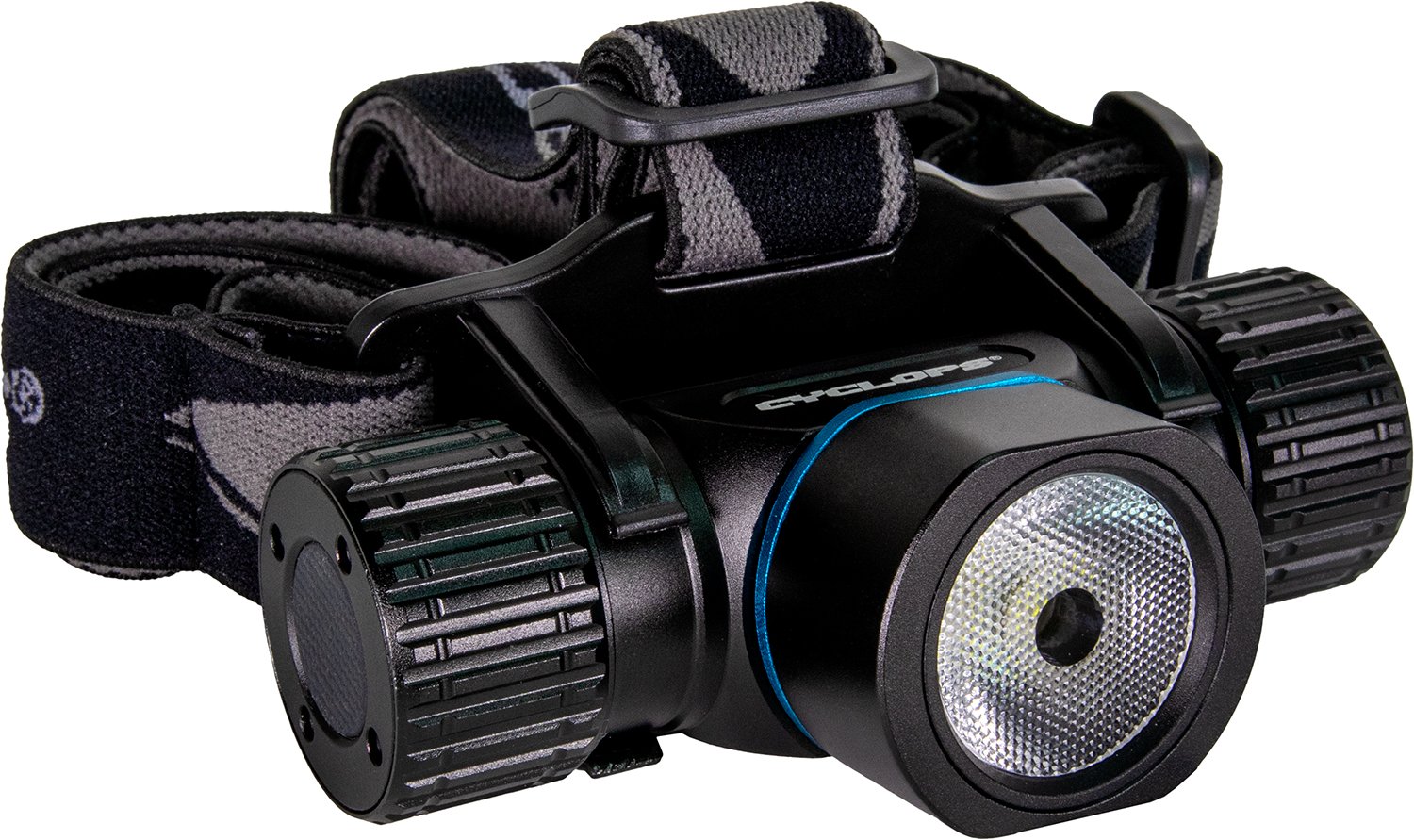 Cyclops CYC-HLP2000 Poseidon 2000 Lumens Headlamp Black Anodized - GSM Outdoors - 2000 LUMENS
