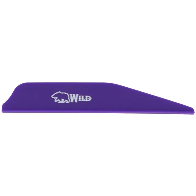 Buy Bohning Wild Vanes 3 in. Purple 100 pk. online