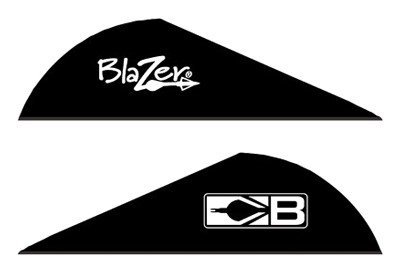 Buy Bohning Blazer Vanes 2 in Black 36 Pack Model 10831BK2 6 Grains online