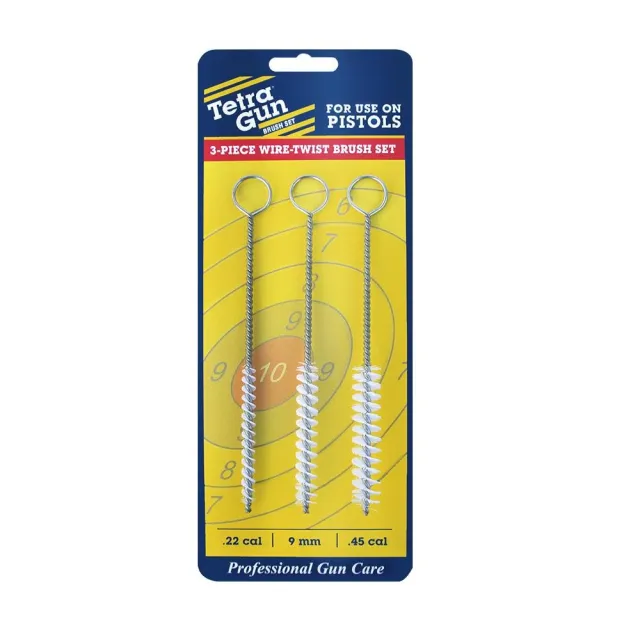 Tetra Gun TG1521 Wire Twist Brush Set .22 Cal 9mm .45 Cal Nylon