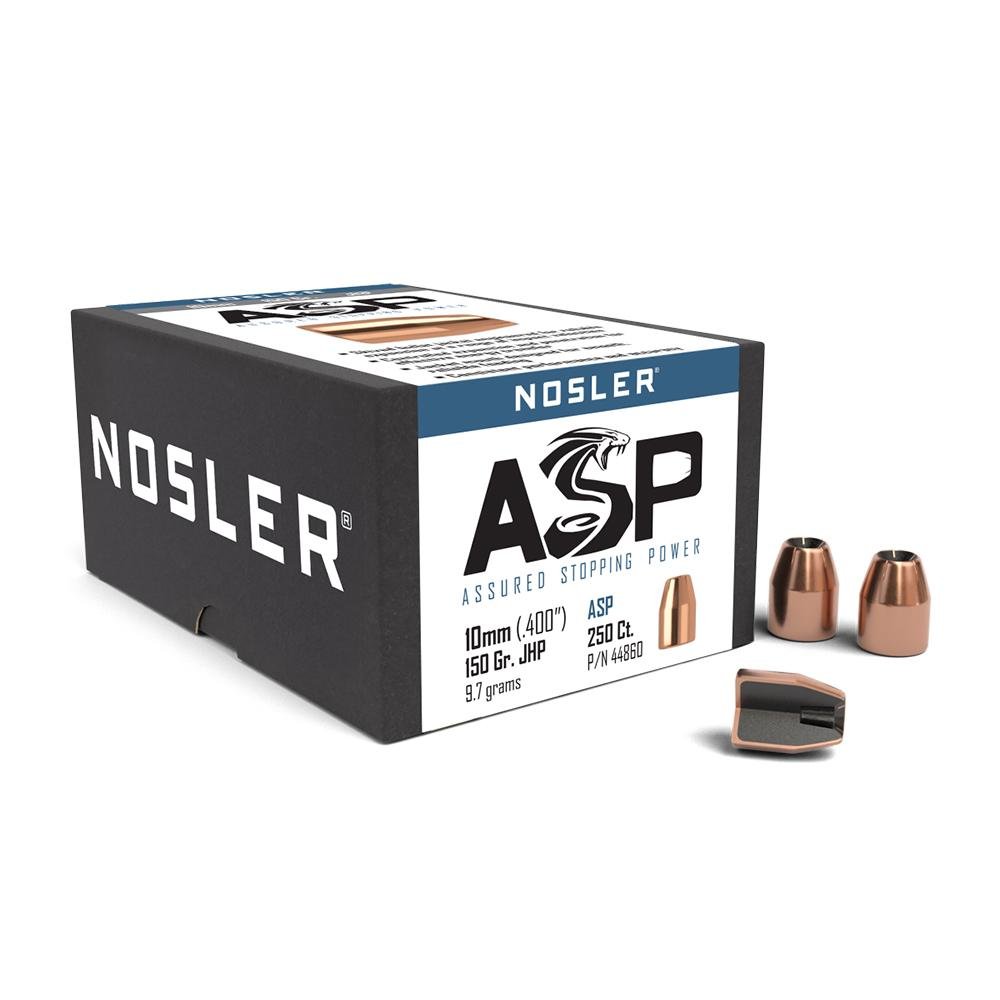 Nosler 44860 .40 Caliber 150 Grain JHP 250 Count Jacketed Hollow Point - Nosler - 10MM