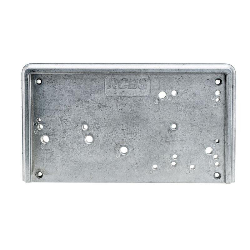 RCBS 9282 Accessory Base Plate-3, 10x6x1, Aluminum, Hardware Included - RCBS
