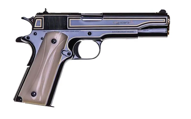 Colt O0911C-RJW 1991 Raymond J Wielgus 45 ACP 5" Polished Blued Semi-Auto Pistol