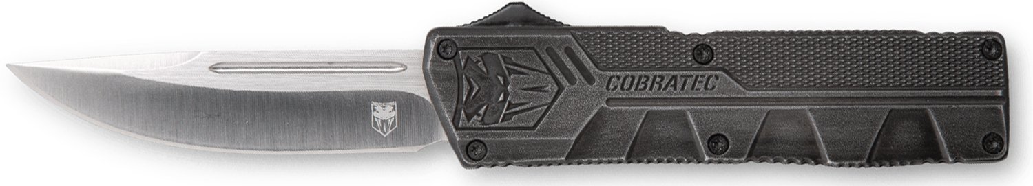 CobraTec Knives SWCTLWDNS Lightweight 3.25" OTF Drop Point Plain D2... - CobraTec Knives