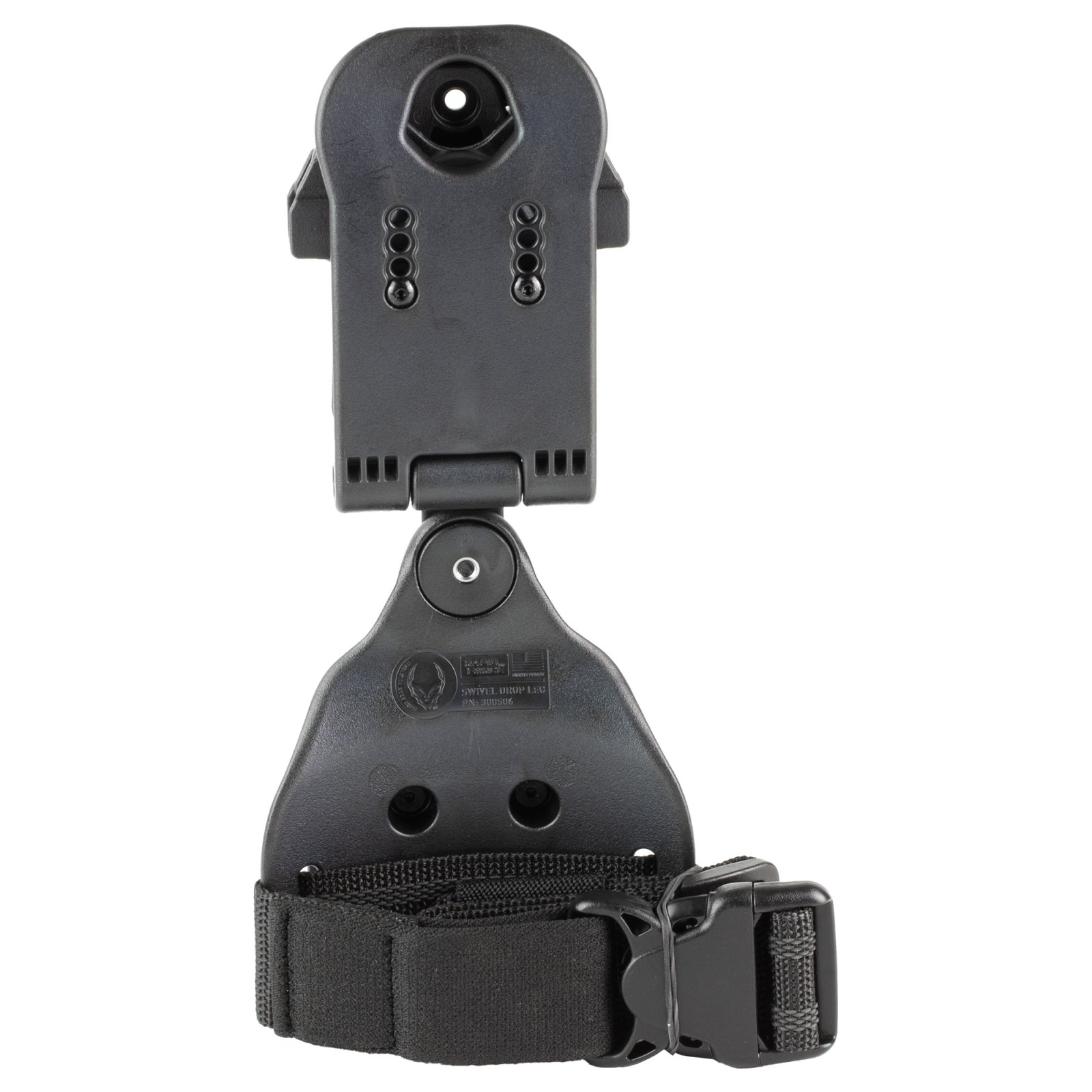 Rapid Force RFX-SD-BK-LBS-S-LK-C Swivel Drop Leg Black Standard Buckle - Rapid Force