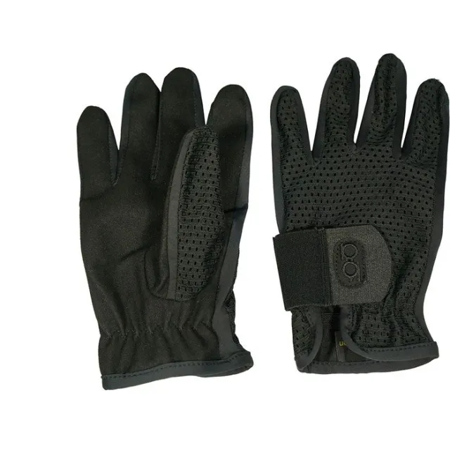 Bob Allen Tactical Shotgunner's Gloves 3X Black Elastic Mesh Ultra Suede Velcro