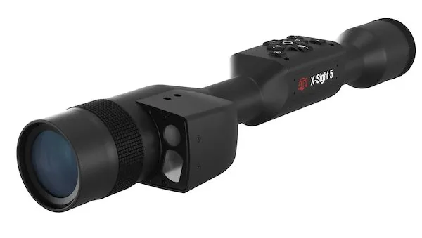 ATN X-Sight 5 Ultra HD 4K+ Smart Day/Night Scope, 3-15x Magnification, Gen V Quad Core, 30mm Tube, Multiple Reticle Options, Black - ATN