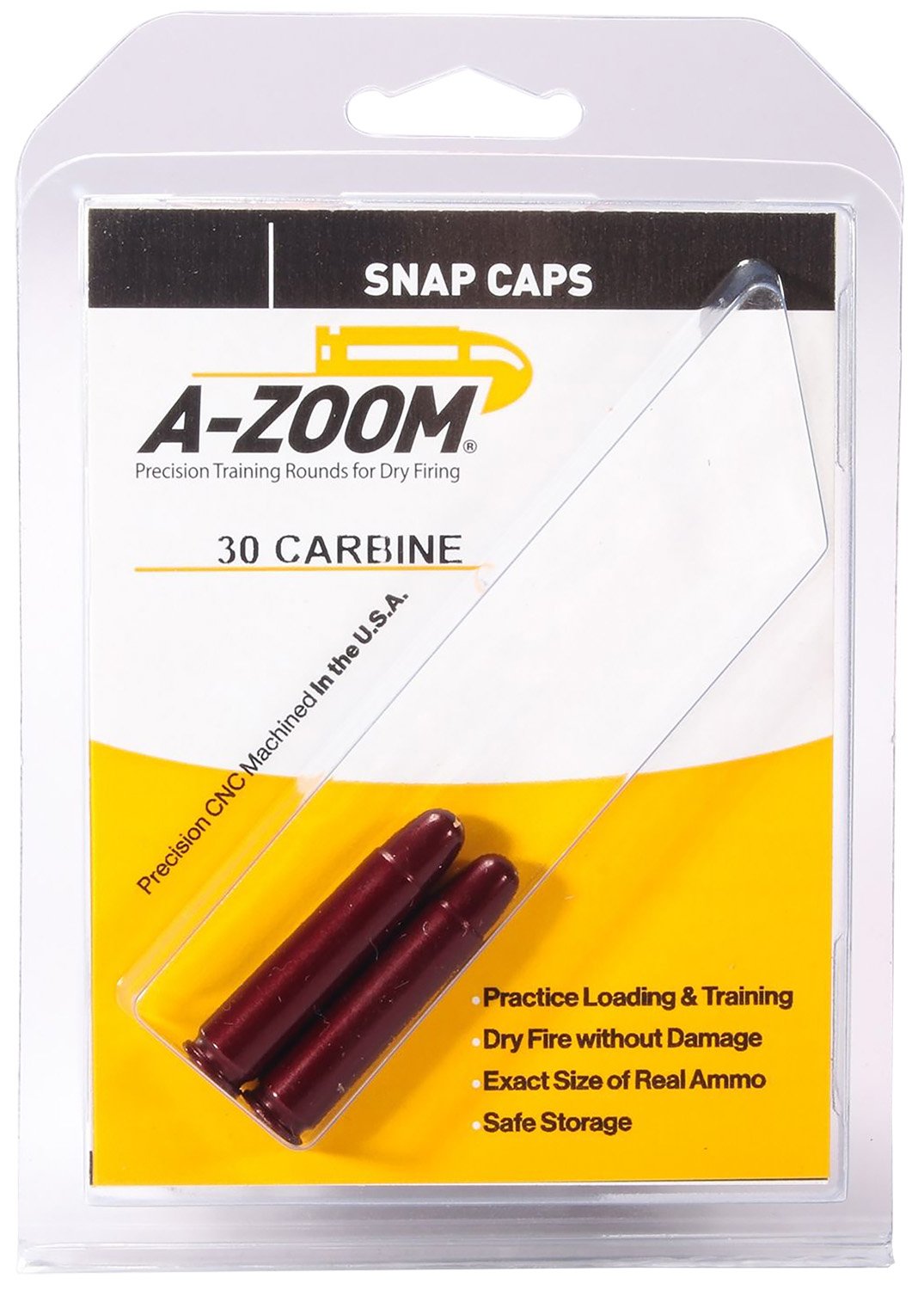 A-Zoom 12225 Snap Caps .30 Carbine Aluminum 2 Pack Precision Rifle - A-Zoom - 30 CARBINE