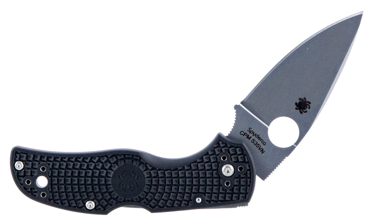 Spyderco C41PBK5 Native 5 Lightweight 2.95" Folding Spear Point Plain... - Spyderco