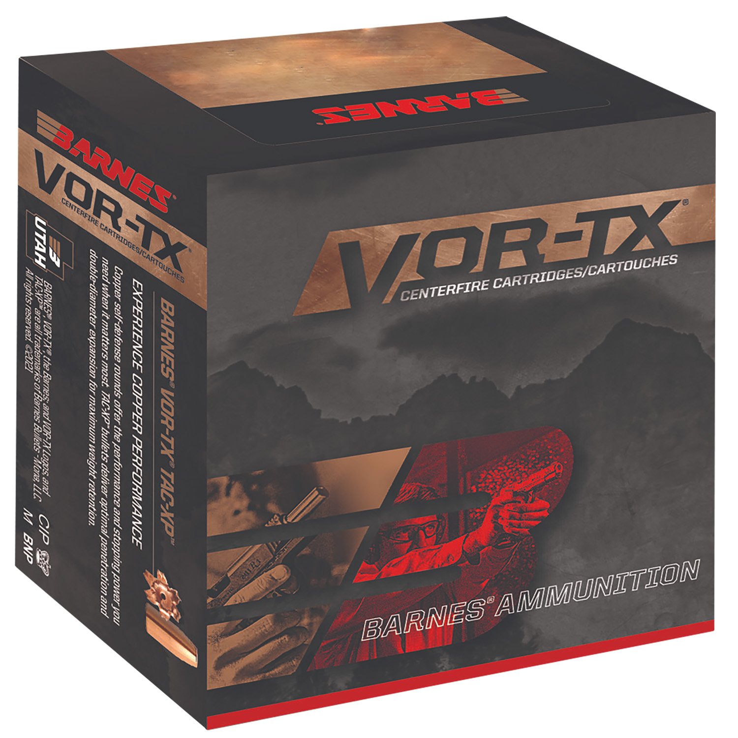Barnes VOR-TX 454 Casull 250 Grain XPB 20 Rounds Brass Casing - Browning - 454 Casull