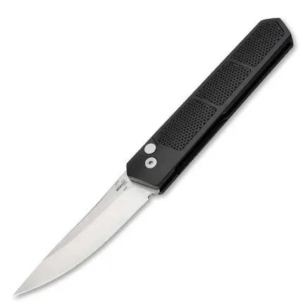 Boker 01BO473 Auto Knife 3.3 Satin Drop Point Blade - BOKER