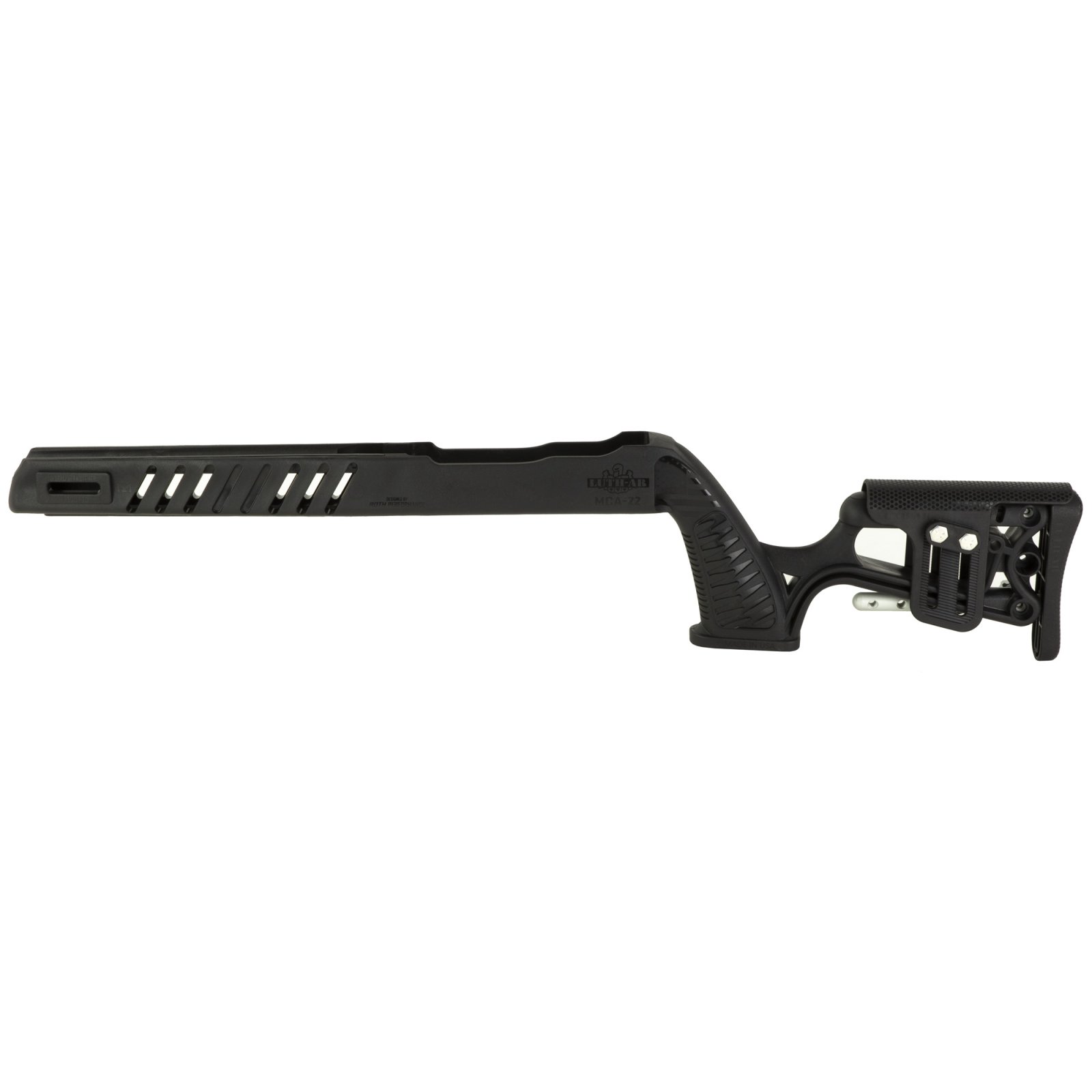 Luth-AR MCA-22 Chassis Black for Ruger 10/22, Adjustable, M-LOK - Luth-AR