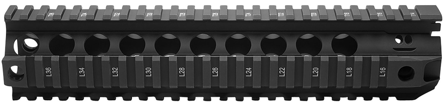 BCM QRF10556BLK 10" Aluminum Free-Float Handguard Black Anodized Finish - Bravo Company Manufacturing